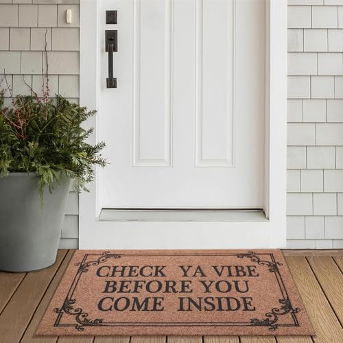 Tapis de porte d'entrée résistant aux intempéries pour sol propre