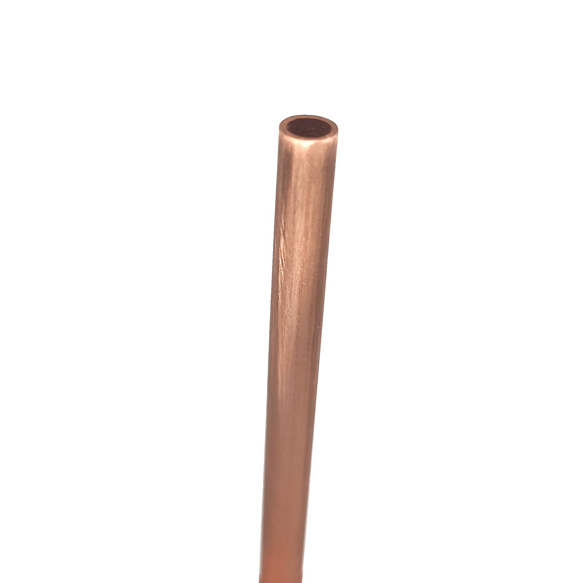 Copper Tube, Red Tubes Length 200mm 500mm for Repair and Pipe 100mm 250mm Straight(100mm x 13mm 11mm)(250mm x 3mm x 1mm)