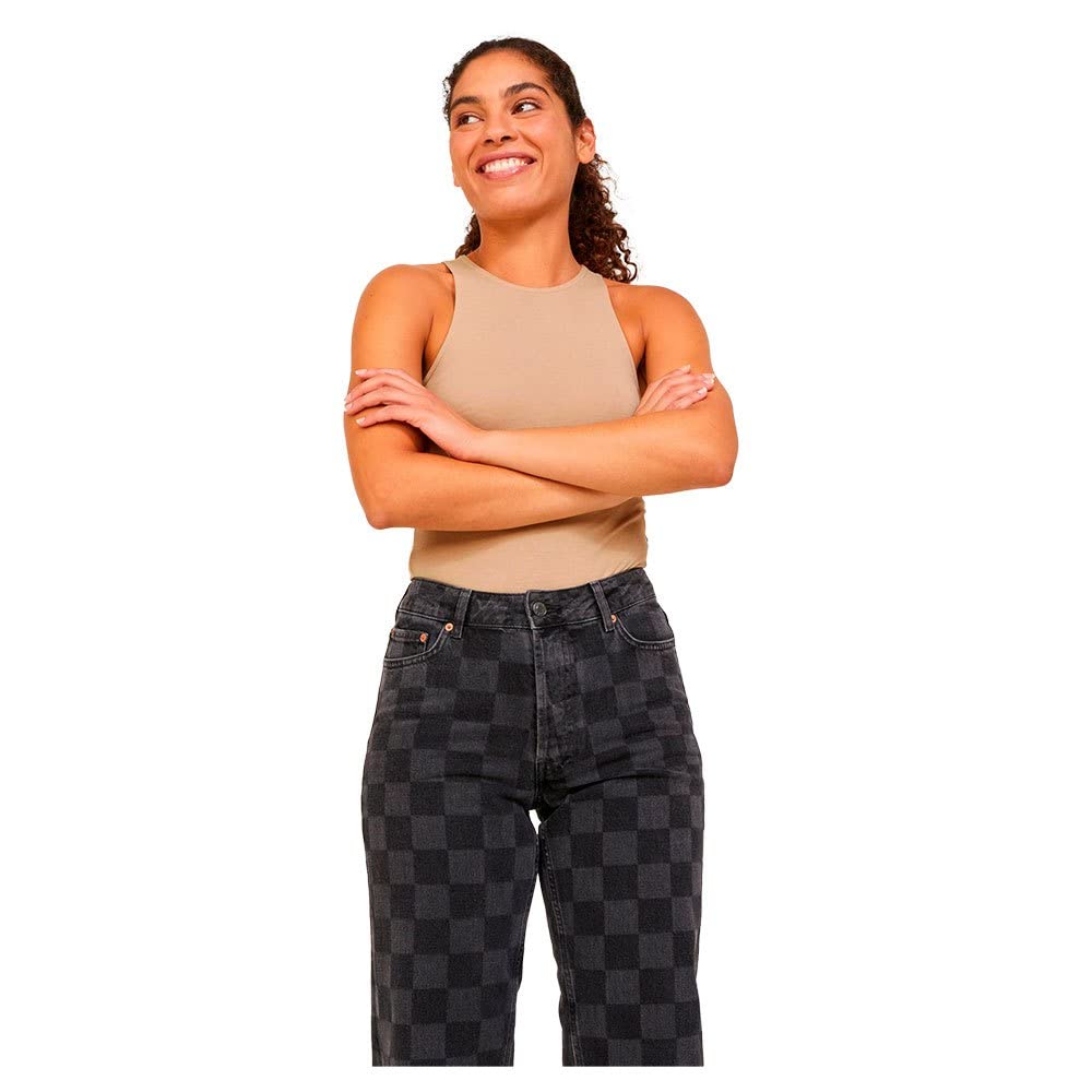 JACK & JONES Kadın JJXX Jjxx Jxivy tayt Sl Oneck Dream Body Tişört