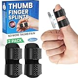 Thumb Splint (2 Pack) Trigger Thumb Splint, Thumb Brace for Pain Relief, Knuckle Immobilization, Thumb Spica for Arthritis, Mallet Finger, Also Fits Index, Ring, Pinky, Little, Small Fingers