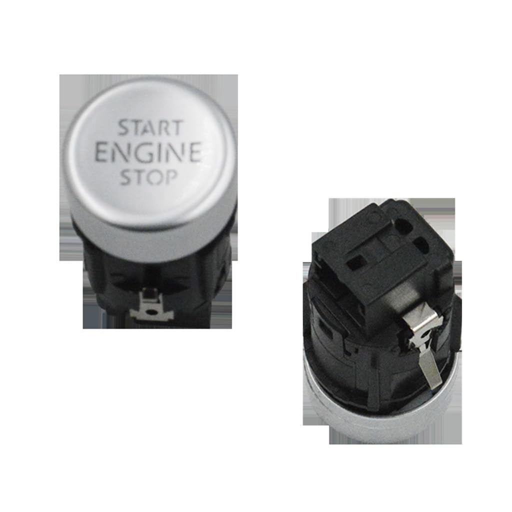 Auto Start-Stop-Schalter Drucktaster Zündung Startknopf für VW Golf 7/7.5 2015-2020, Start Stop Schalter Zündstarter Autozubehör