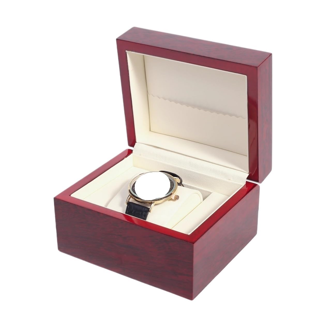 Watch Box High Gloss Piano Lacquer Wooden Watch Display Box Wristwatch