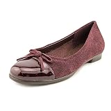 Aerosoles Womens Bectify Suede Flats Dark Red 6 M Us