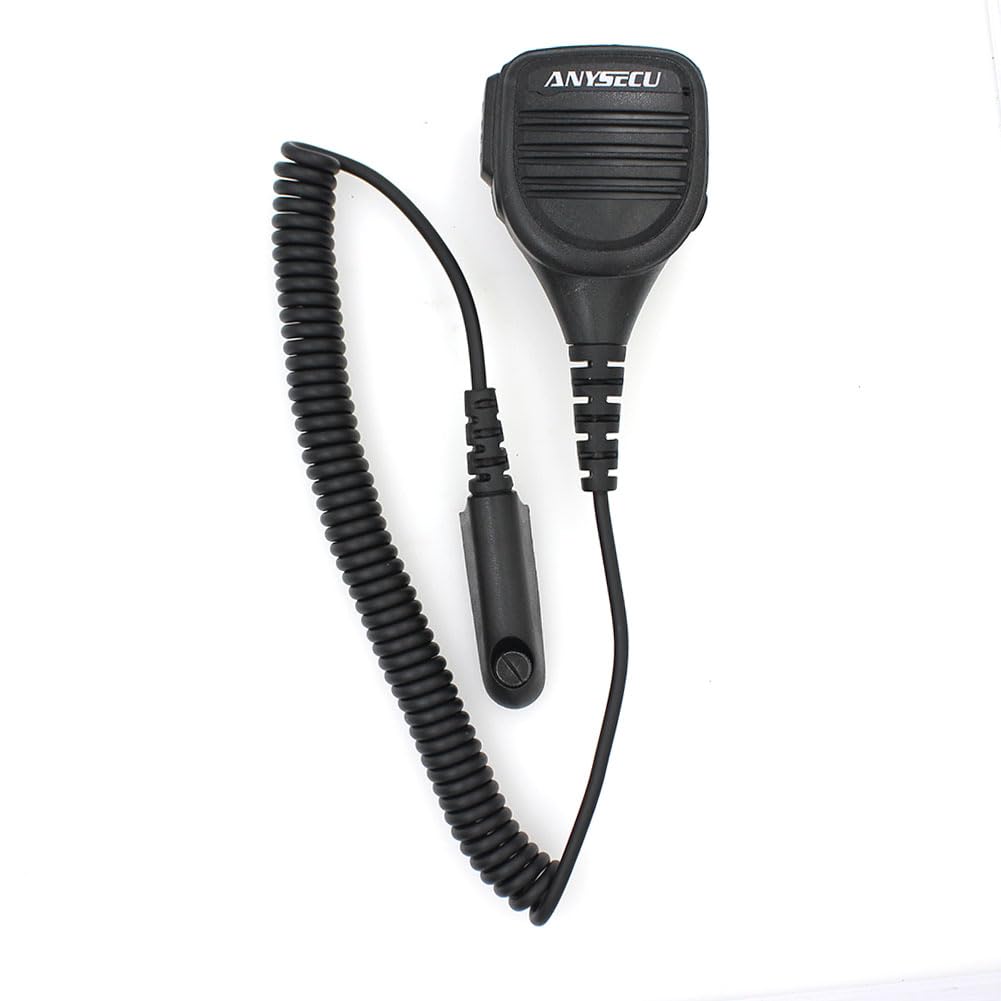 Portable Microphone for Anysecu W6 UHF W6pro W6LUS POC DMR UHF Network Radio Zello Noise