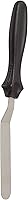 Vista 1 de NY Cake Espátula de desplazamiento de 4 pulgadas, mango negro