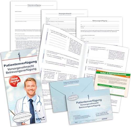 RNKVERLAG 2895 - Patientenverfügung DIN C5 mit Meldesatz für das Vorsorgeregister, 1 Stück