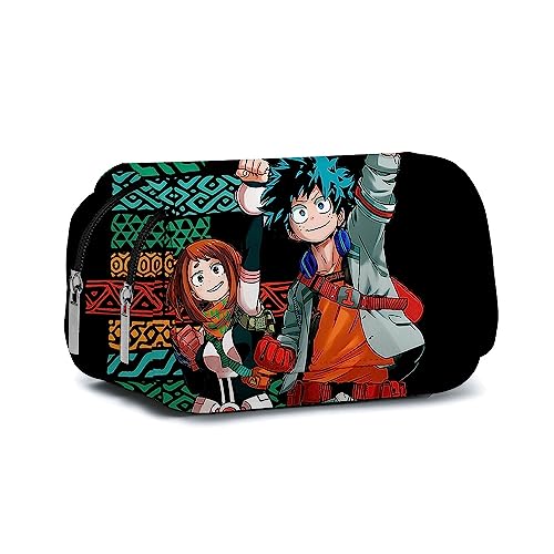 Anjinguang My Hero Academia - Estuche para lápices MHA, estuche