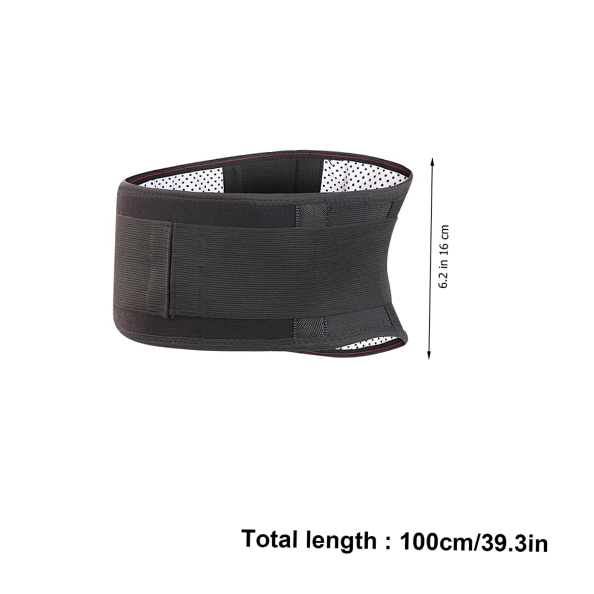 PEPLAYTAL Widen Waist Support Band Plate Breathable Back Brace for Men Women Warm Waist Support for Lower Back Comfortable Fit for Exercise and Daily Use