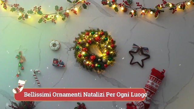 Ghirlanda natalizia pre-illuminata da 1,8 m con 20 luci a LED