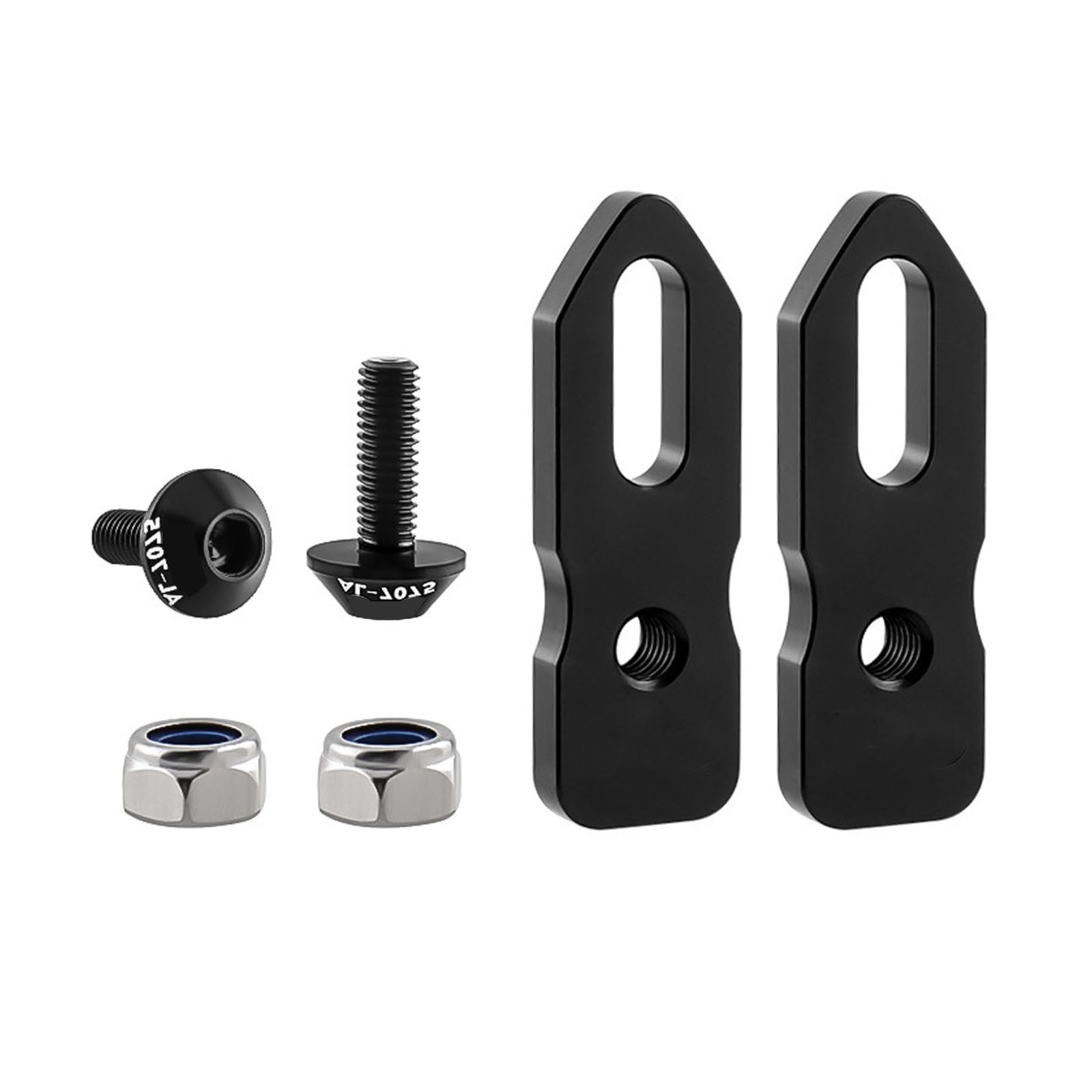 Kalttoy Black Bicycles C Brake Calipers Extension Folding Bike Wheel Extend Conversion Mount Adapter Regulable Bicycles V Brake Calipers Extenders