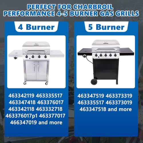 Image of SafBbcue G470-0800-W1 Grease Tray Replacement for Charbroil Performance 4 5 Burners Grill Parts Drip Pan 463347519 463342119 463335517 Grease Drip Tray Grill Accessories