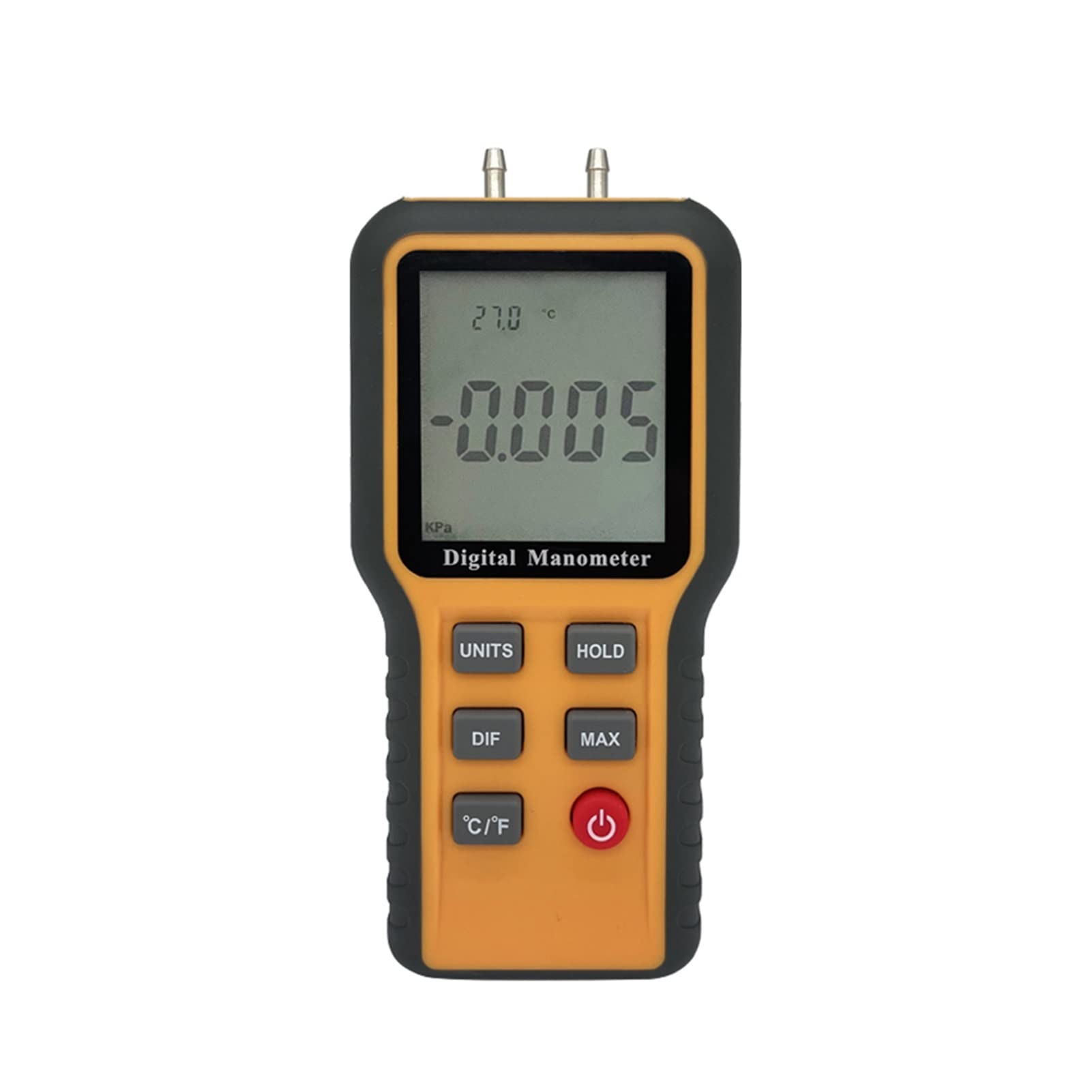 MANÓTURO DE PRESIÓN Digital 3 IN 1 Aire Meter Herramientas for MEDICIÓN Gas Natural ACONDICIONAMIENTO AIRECONA para Pruebas de Mantenimiento(52.2 kPa)