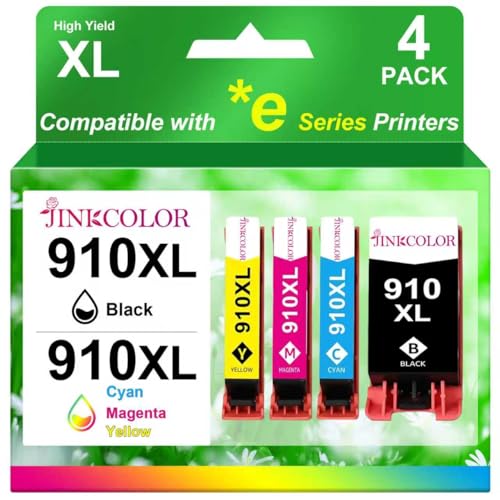 JINKCOLOR 910XL Remanufactured Ink Cartridges Review: Are They Worth It for Your HP Printer?
