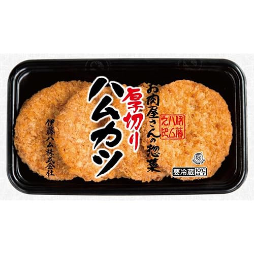 Amazon.co.jp: 伊藤ハム お肉屋さんの惣菜 厚切りハムカツ（183g）×20