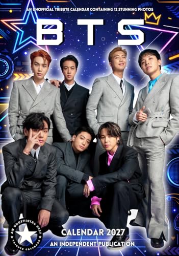 Image of BTS 2027 Wall Calendar A3 Unofficial Tribute