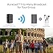 MoerDuo Auracast Audio Transceiver – 2-in-1 Wireless Transmit & Receive Adapter with Line-in/Out, USB Audio, Built-in Mic – Low Latency, Multi-Device Broadcast, 22H Battery Life
