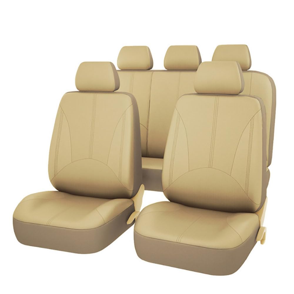 Coprisedili In Nappa Per Honda CR-V (1997-2024) - Impermeabili, Con Memory Foam, Compatibili Airbag (Nero E Caffè, Set Completo)