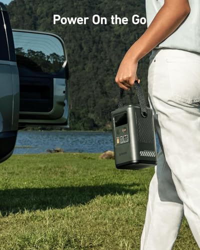 Image of Anker 548 Power Bank: 60,000mAh Portable Charger with 60W USB-C, Emergency Lighting, Solar Rechargeable - Ideal for Travel, Camping, and Home Backup Power Supply, Includes Travel Pouch