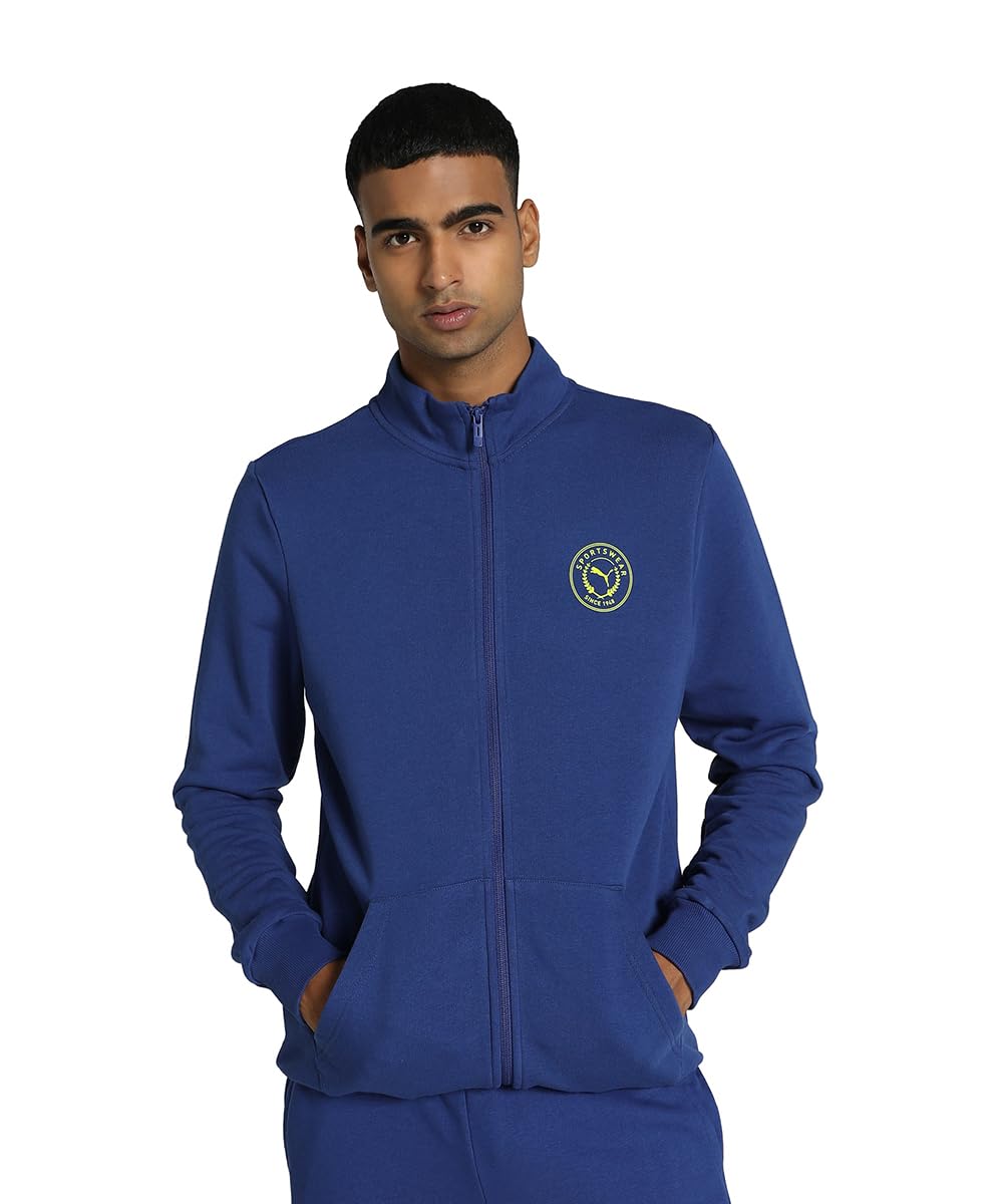 puma Men's Cotton High Neck Standard Length Jacket-picture-53