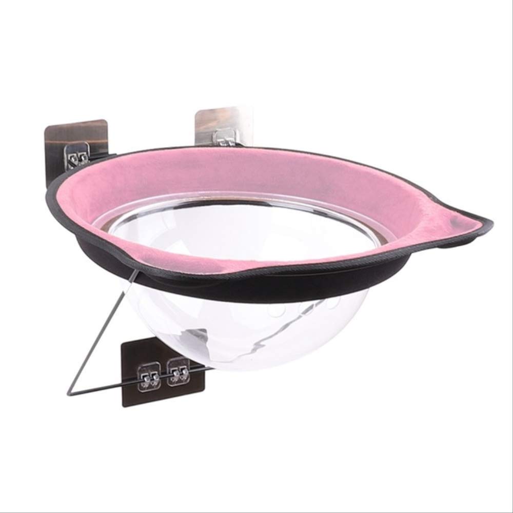 Hamaca para Gato, Cama con Ventana, Tumbona, Cama Cálida Autoadhesiva para Mascotas, Casa De Descanso para Gatos, Cama Suave para Gatos, Cómoda Jaula para Hurón P