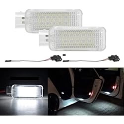 Luces Led Interior Auto 12 V LED equipaje paso en el automóvil luz interior para A3, S3, A4, S4, RS4, A5, S5, TT, 5/Golf 6 asiento Superb Octavia
