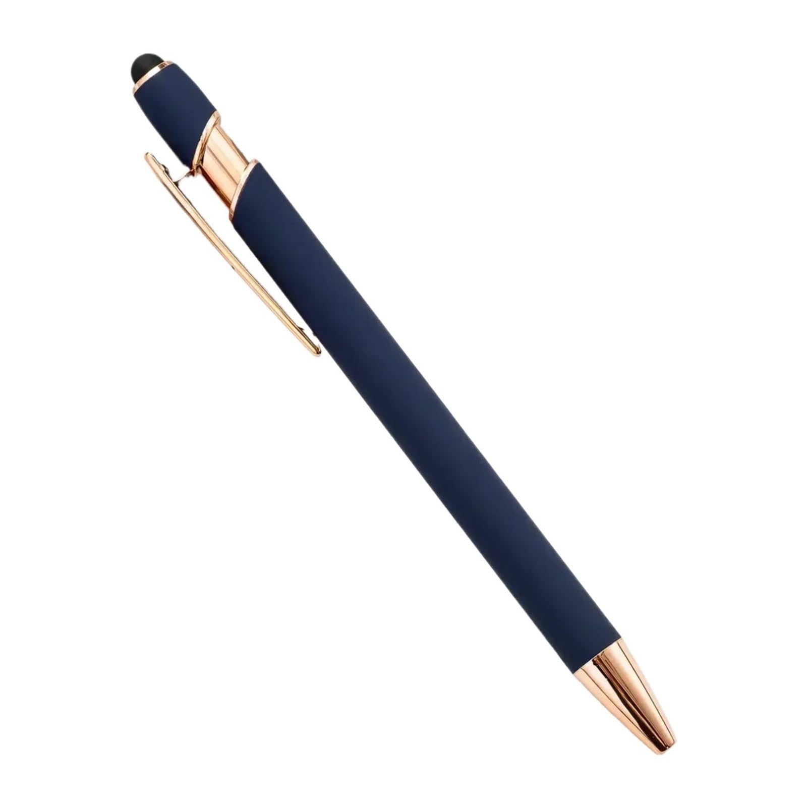 Stylos personnalisables bleu foncé pour cadeau publicitaire - 7