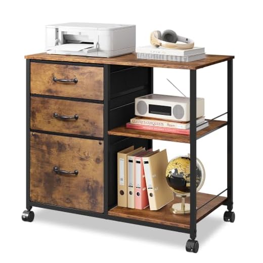 DEVAISE 3 Drawer Mobile File Cabinet