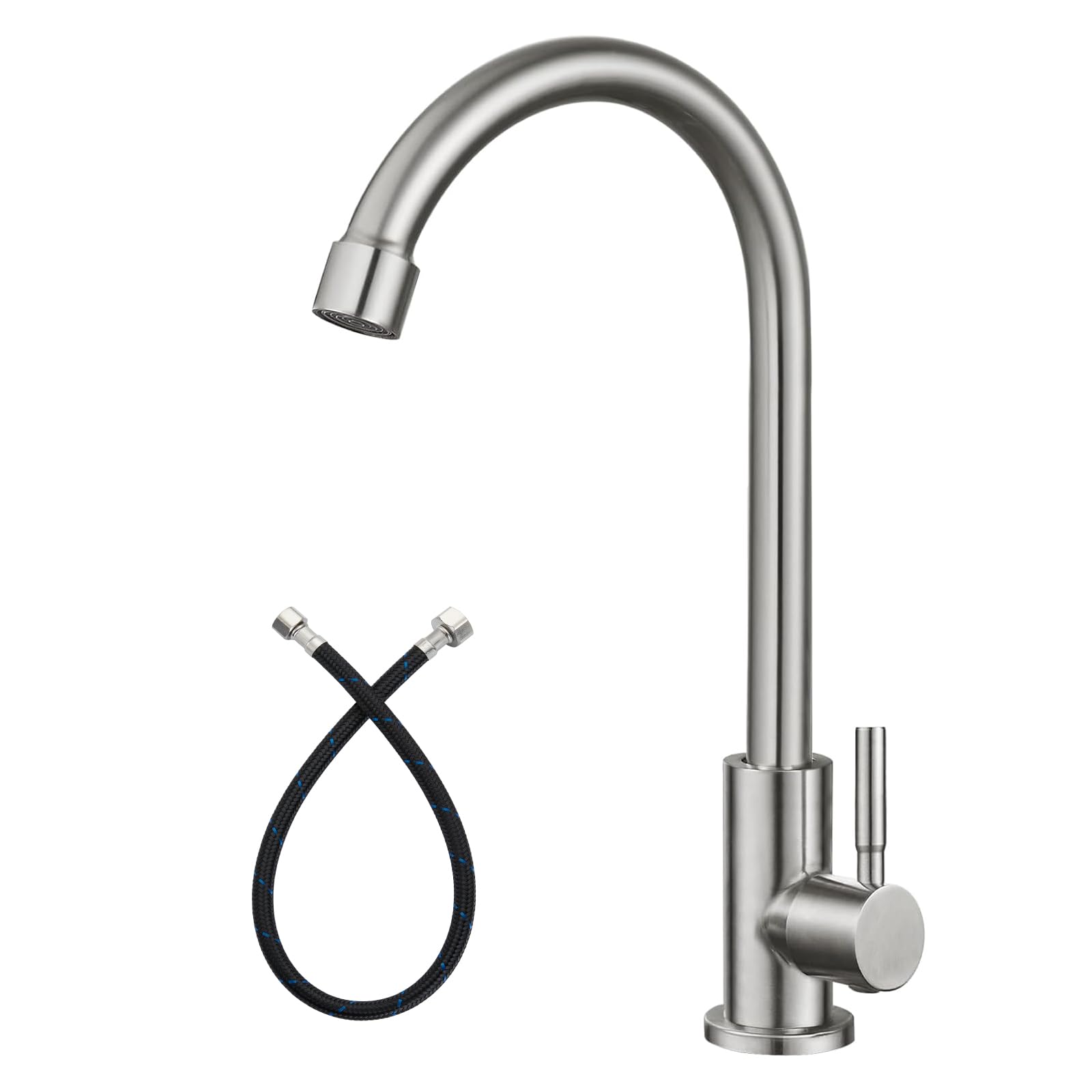 Robinet De Cuisine Extractible Home2O Schyler H60K-51D-ORB – Pont Bronze, Une Poignée