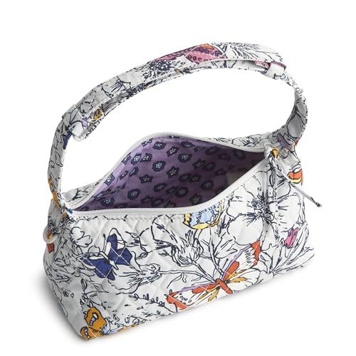 Image of Vera Bradley Women's Premium Cotton Roxbury Crescent Crossbody Bag
