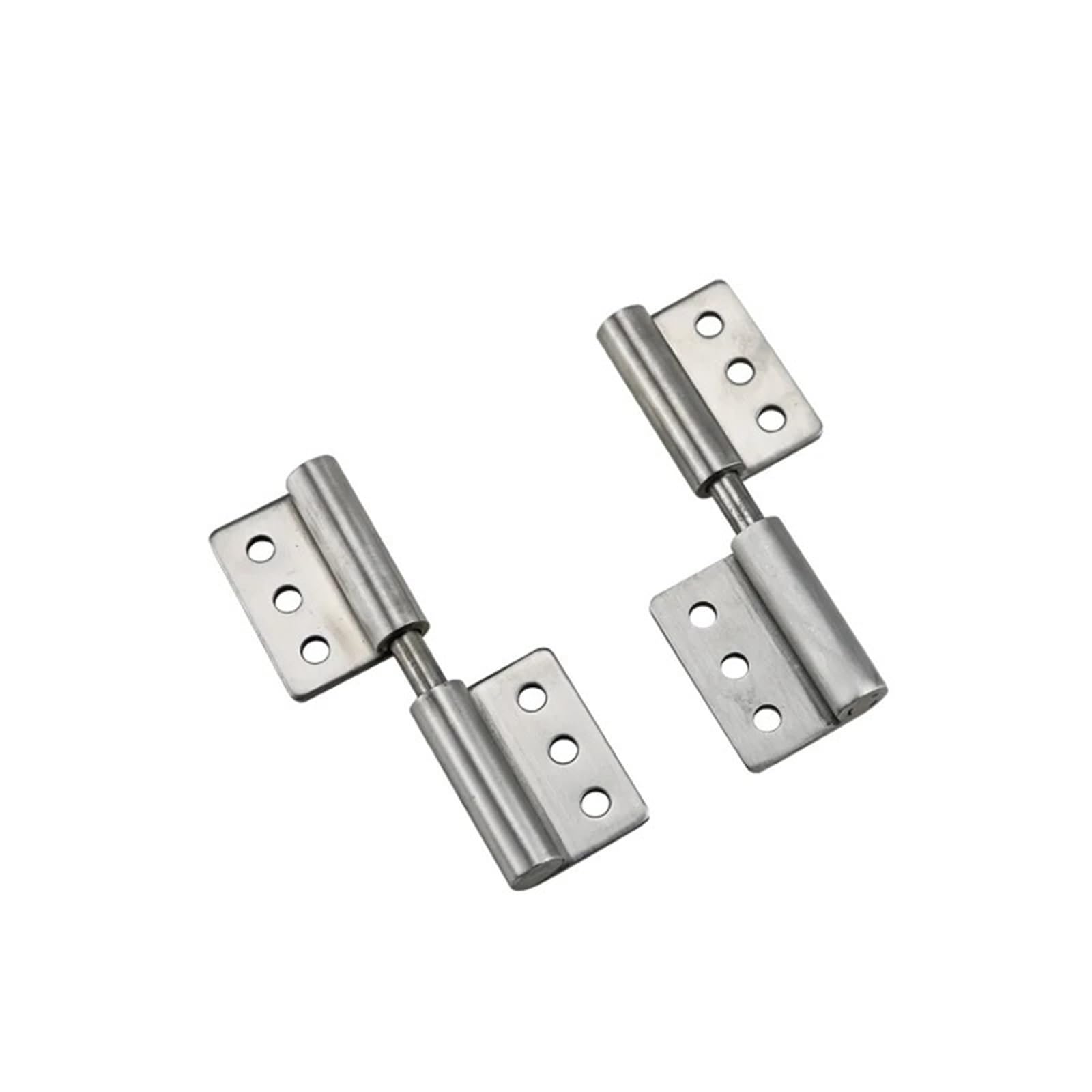 Douknail (5Pcs) Left-1 Ship Shaped Perforated Detachable Hinge Thickened Load-Bearing Industrial Equipment((5Pcs) Left-1)