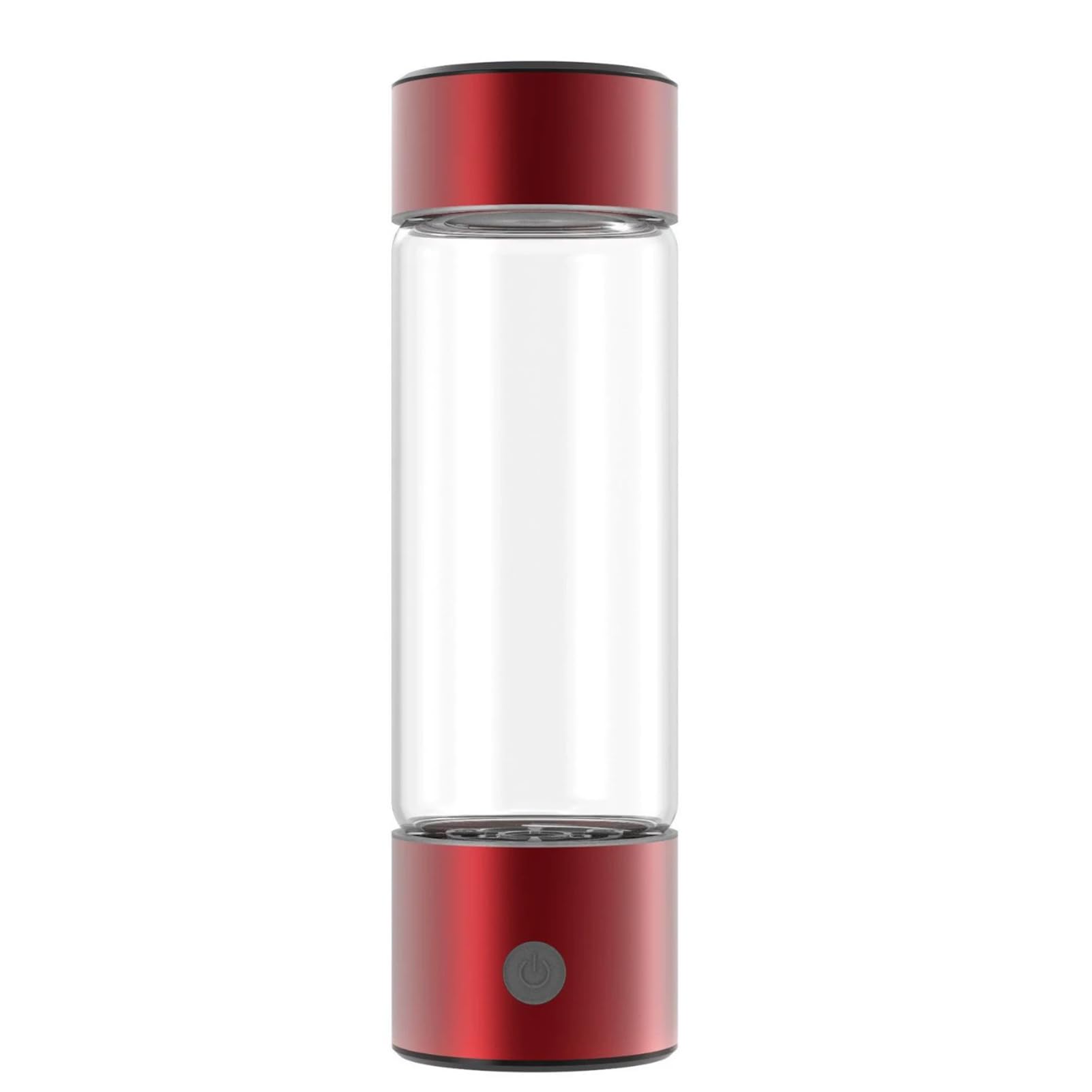 Alomejor Hydrierte Wasserflasche 460 Ml SPE PEM-Technologie für Energie und Flüssigkeitszufuhr Unterwegs (Rot)