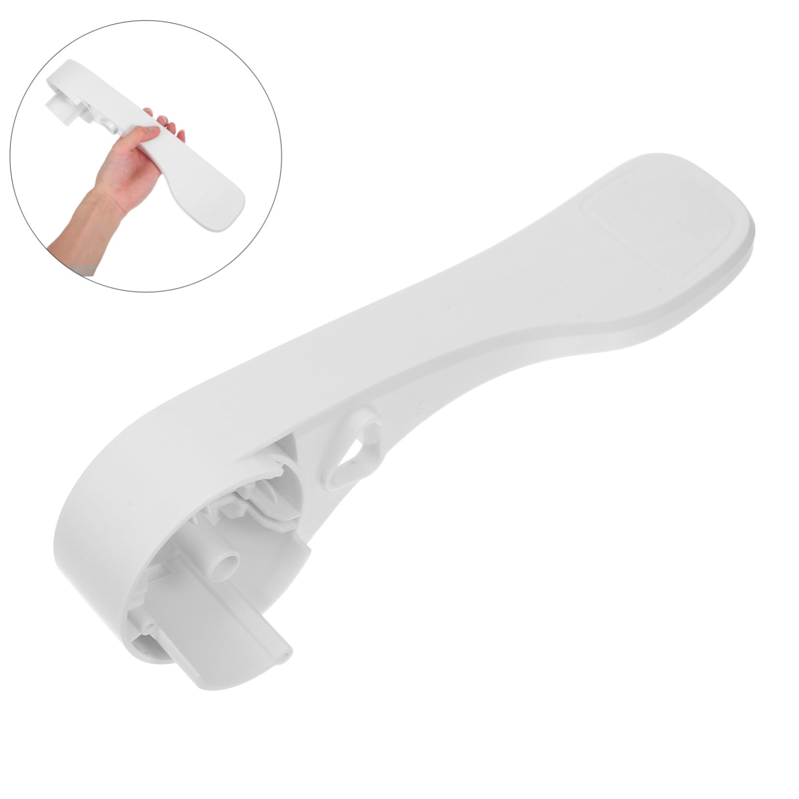 Pedale per Wc Camper Abs Bianco Ricambio per Scarico | Rvs e Camper, Layout Bagno Compatto, Parte di Sostituzione per Manutenzione Impianto