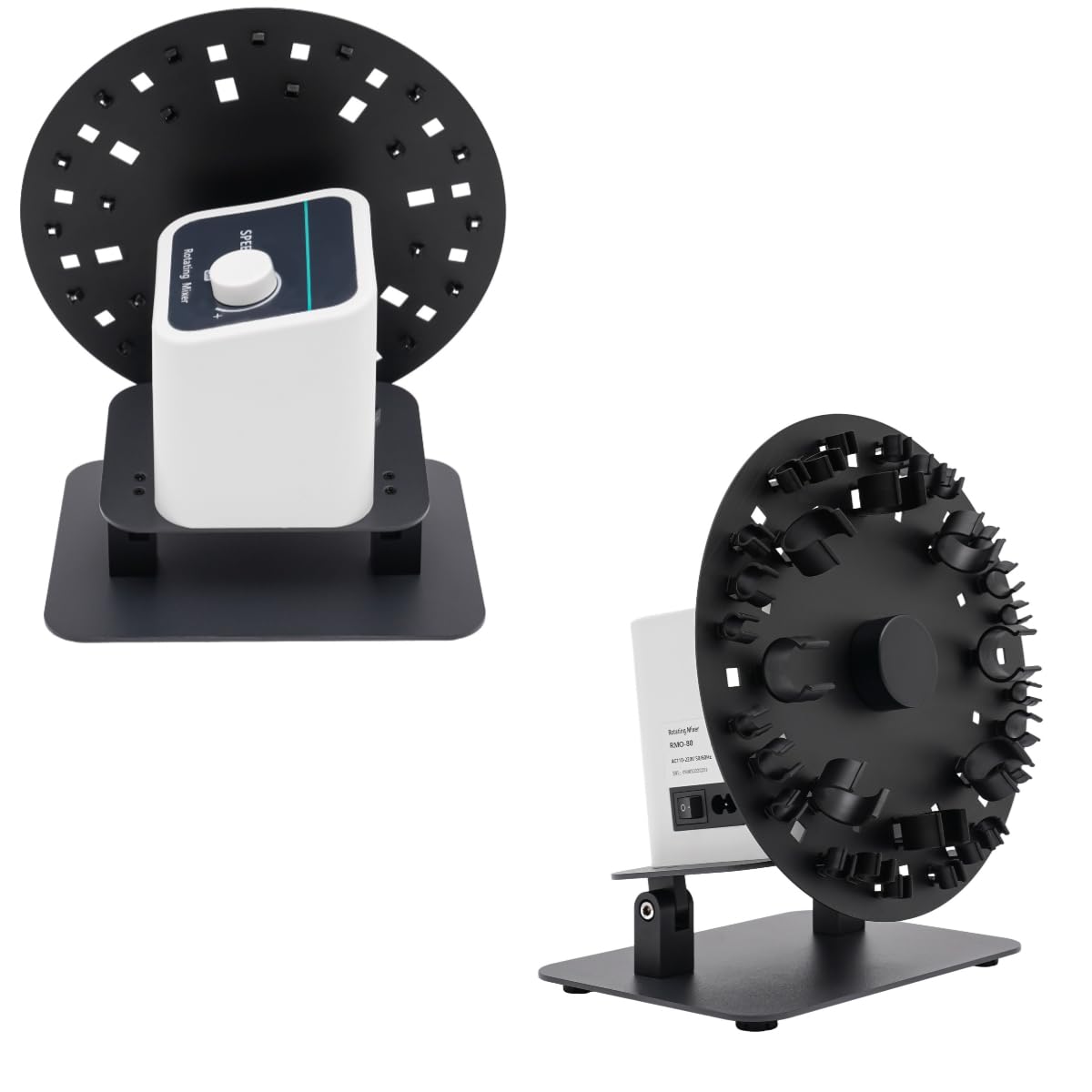 Digital Lab Rotary Rotating Mixer Adjustable Speed 20-80RPM Tube Mixer Shaker for 1.5/2/5/10/15/50ml