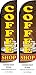 Coffee Shop Two (2) Swooper Feather Flag Kits