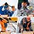 Joottuan 6 Pairs Waterproof Winter Work Gloves for Men Thickened Freezer Gloves Thermal Insulated Work Gloves for Cold Weather (6, Large)