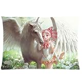 Sailor Moon Unicorn Customized Pillowcase Pillow Sham Queen Size Pillow Cushion Case Cover Two Sides Printed 16x24 Inches