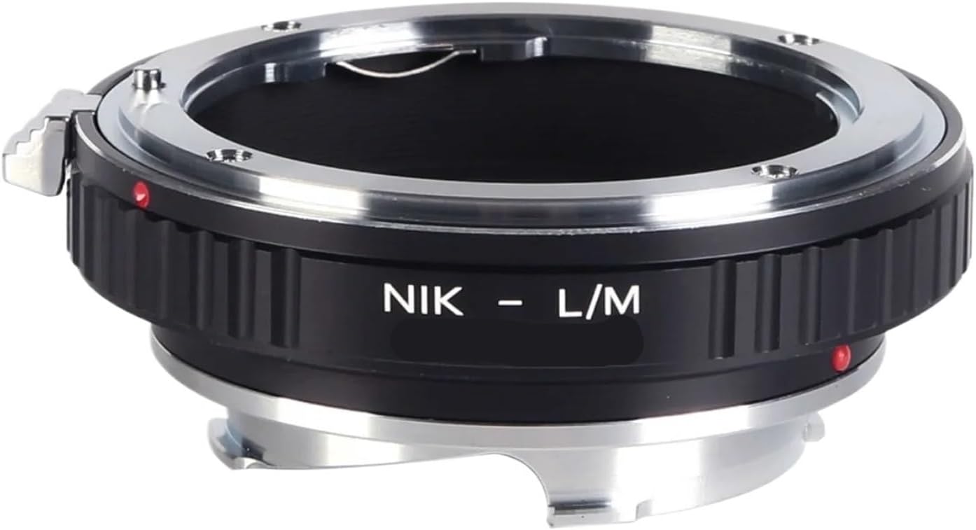 NIK to L/M Lens Adapter Ring AI F Lens to Compatible for Leica M L/M Mount M2 M3 M8 M7 M6 M5 M10 Camera Body