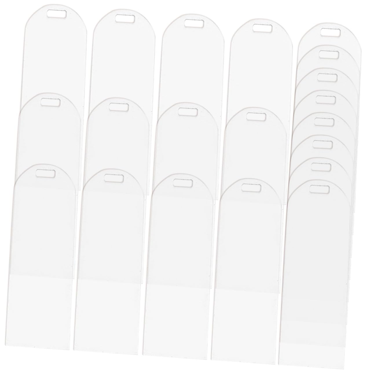 SEWACC 100 Stk Transparentes Leeres Lesezeichen Sublimations-lesezeichen-rohlinge Personalisiertes Clip- Vintage- Quaste Für Buchmarker Acryl