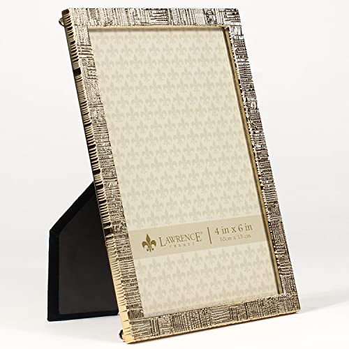 Lawrence Frames 712346 4W X 6-Inch H Gold Metal Picture Frame thumb #2