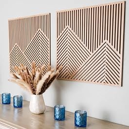 SnugLife 2 Pcs Wood Mountain...