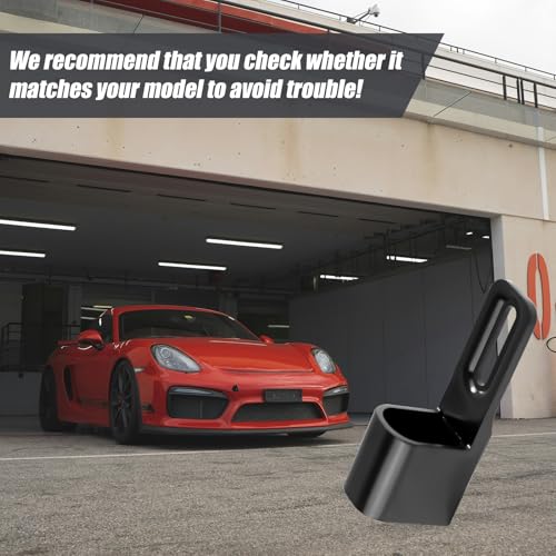 2 Stück Sonnenschutz-Schutzabdeckung für Garagentorsensor, Sonnenschutz-Schutzabdeckung für Garagentor Kompatibel mit Chamberlain 41A5043, 820CB, Liftmaster 801CB-P (Schwarz)