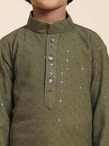 Image of Pro-Ethic Style Developer Boys Cotton Kurta Pajama For Kid's Ethnic Wear | Cotton Kurta Pajama (S-227)