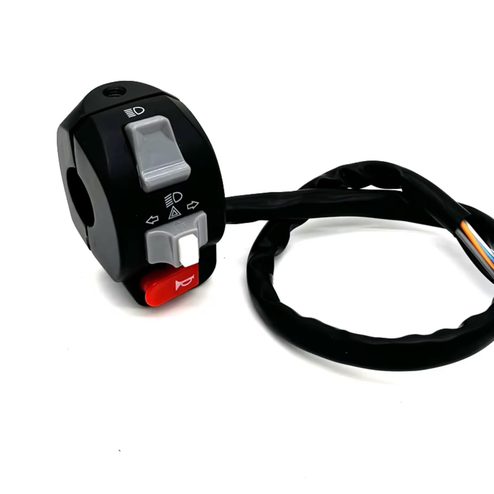 Interruttori Per Manubrio Moto Da 22mm 7/8 "per Pulsante Di Avvio Elettrico Indicatore Di Direzione Del Clacson Universale Lampeggiatore Di Emergenza Manubrio Kill Interruttore