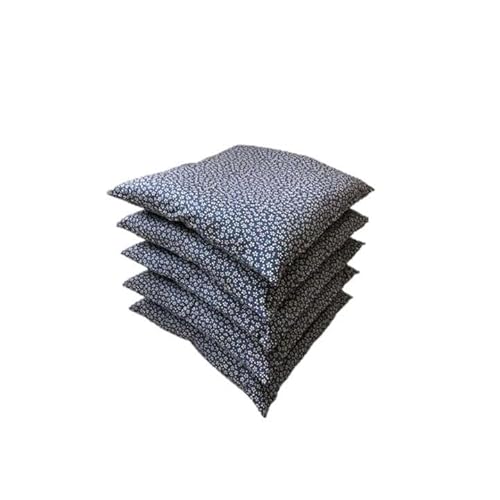 [洗えるカバー付き座布団 5枚セット]座布団小紋5P