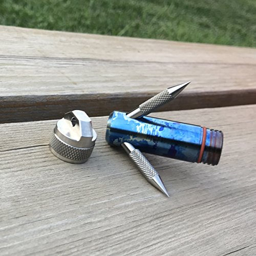 Image of Titanium Grappling Hook Rescue Hooks with Waterproof Capsule Case for Emergency