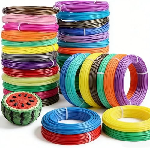 Dakexiong 10 colori Filamento per penna 3D, 5 metri x
