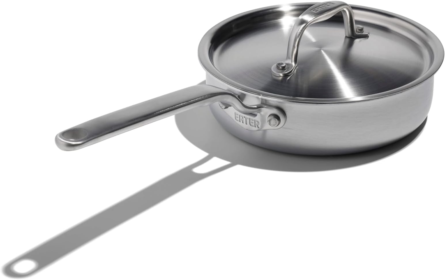 x Eater 1.5 Quart Mini Sauté Pan with Lid | Made in USA | 5-Ply Fully Clad Stainless Steel Pan | Stay Cool Handle Design | Induction Capable & Non-Toxic Cookware
