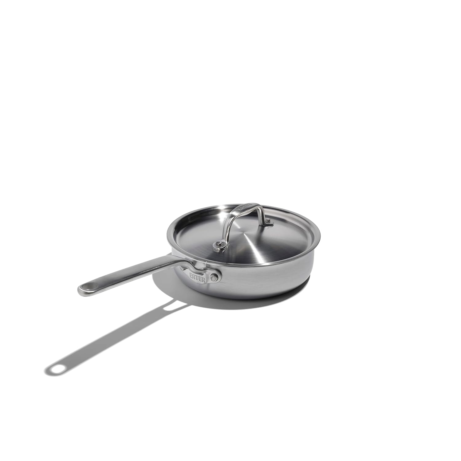 Heritage Steel x Eater 1 5 Quart Mini Saut Pan with Lid Made in USA 5-Ply Fully Clad