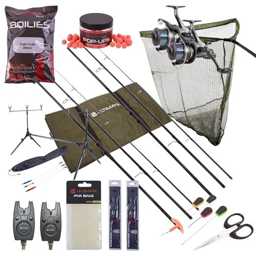 2x Catchmax 5000FR Ultimate Adventure Mega Set da Carpa  Kit carpfishing