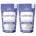 Village Naturals Therapy Comfort Foaming Bath Soak, Blueberry Citrus Scent, 36 oz, Pack of 2